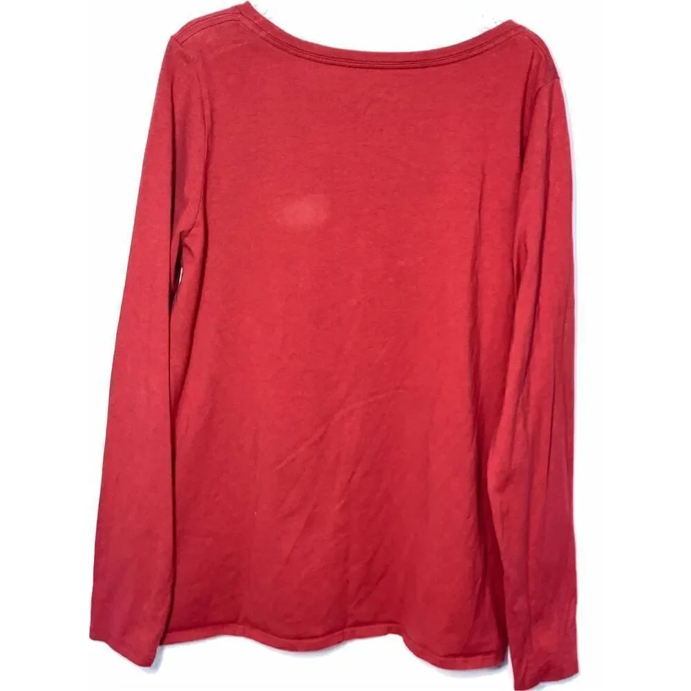 Nike Women's Crimson Oklahoma Sooners Primary Logo Long Sleeve T-Shirt Red XL